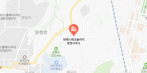 탕정사무소 약도